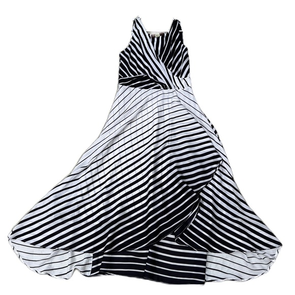 Eva Franco Camille Alchemy Stripe High Low Dress Size 12 - Picture 1 of 7